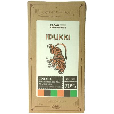 Idukki chocolat India 70%, Cacao Expérience
